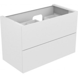 Meuble sous-vasque EDITION 11 PLANNING 1050 x 700 x 535 mm, découpe siphon à droite avec éclairage intérieur LED Truffe KEUCO
