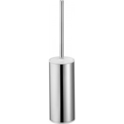 Ensemble de brosse de toilette MOLL chromé / blanc