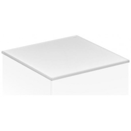 Couvercle EDITION 11 verre cristal 1066 x 3 x 520 mm blanc satiné KEUCO