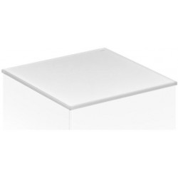 Couvercle EDITION 11 verre cristal 1411 x 3 x 520 mm blanc satiné KEUCO