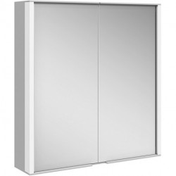 Armoire miroir ROYAL MATCH rallonge murale 650 x 700 x 160 mm teinté argent-anodisé KEUCO