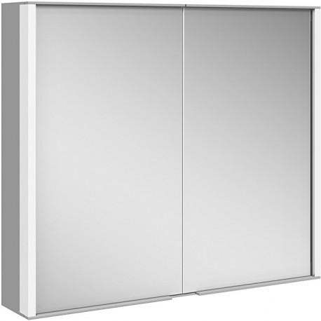 Armoire miroir ROYAL MATCH rallonge murale 800 x 700 x 160 mm teinté argent-anodisé KEUCO