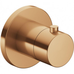Mitigeur thermostatique IXMO DN 15, rosace à encastrer, carré bronze brossé KEUCO