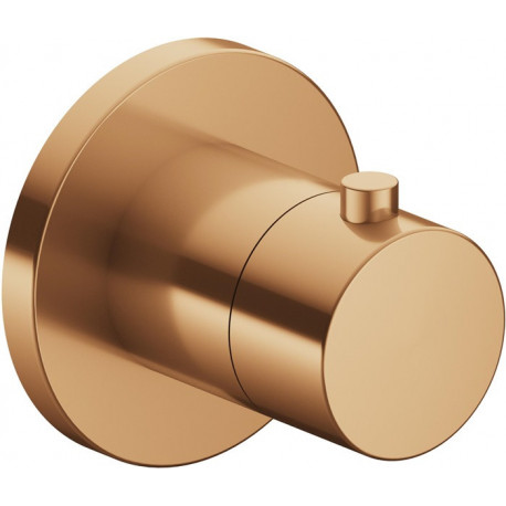 Mitigeur thermostatique IXMO DN 15, rosace à encastrer, carré bronze brossé KEUCO