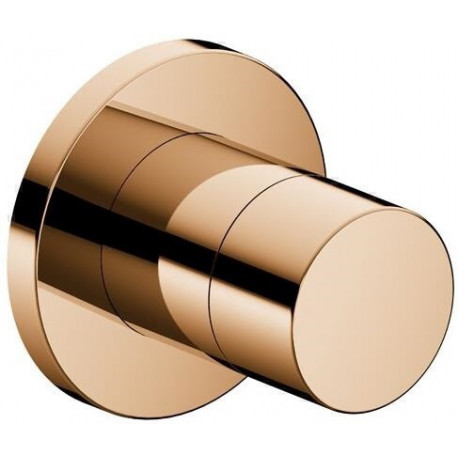 Robinet d'arrêt IXMO DN 15, UP, avec poignée IXMO Rosette pure ronde bronze poli KEUCO