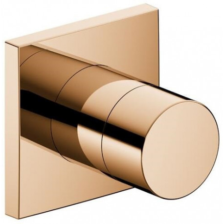 Robinet d'arrêt IXMO DN 15, UP, avec poignée IXMO Rosette pure carré bronze poli KEUCO