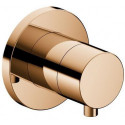 Inverseur 2 voies IXMO DN 15, UP, avec manette IXMO Rosace confort ronde bronze poli KEUCO