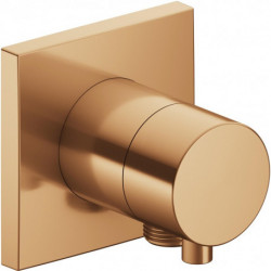 Inverseur 2 voies IXMO DN 15, UP, avec manette IXMO Rosace confort carré bronze brossé KEUCO