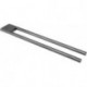 Porte-serviettes EDITION 400, 2 parties, fixe, saillie 450 mm, chrome noir brossé KEUCO