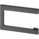 Porte papier toilette EDITION 400 forme ouverte chrome noir brossé KEUCO