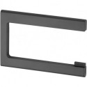 Porte papier toilette EDITION 400 forme ouverte chrome noir brossé KEUCO