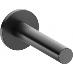 Bec de baignoire IXMO DN 15, avec rosace ronde 202 mm, chromé noir brossé KEUCO