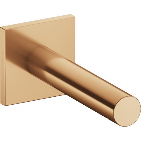 Bec de baignoire IXMO DN 15, avec rosace carrée 202mm bronze brossé KEUCO