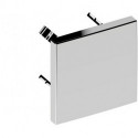 Panneau de recouvrement IXMO carré, 90 x 90 mm bronze brossé KEUCO