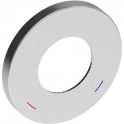 Rosace murale IXMO 105 mm, ronde, en laiton bronze brossé KEUCO