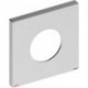 Rosace murale IXMO 105 x 105 mm, carrée, en laiton bronze brossé KEUCO