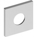 Rosace murale IXMO 105 x 105 mm, carrée, en laiton bronze brossé KEUCO
