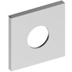 Rosace murale IXMO 105 x 105 mm, carrée, en laiton bronze brossé KEUCO