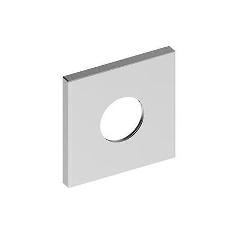 Rosace murale IXMO 105 x 105 mm, carrée, en laiton bronze brossé KEUCO