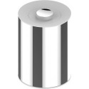 Poubelle PLAN finition chrome blanc KEUCO
