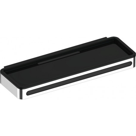 Panier de douche PLAN chromé noir-gris KEUCO
