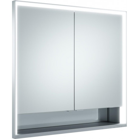 Meuble miroir ROYAL LUMOS 800 x 735 x 165 mm anodisé argenté KEUCO