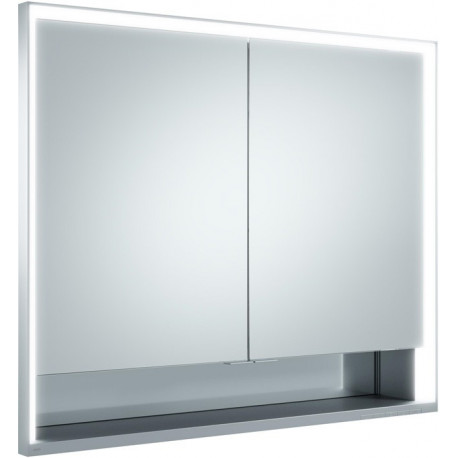 Meuble miroir ROYAL LUMOS 900 x 735 x 165 mm anodisé argenté KEUCO