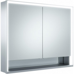 Meuble miroir ROYAL LUMOS 900 x 735 x 165 mm anodisé argenté KEUCO