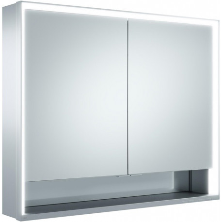 Meuble miroir ROYAL LUMOS 900 x 735 x 165 mm anodisé argenté KEUCO
