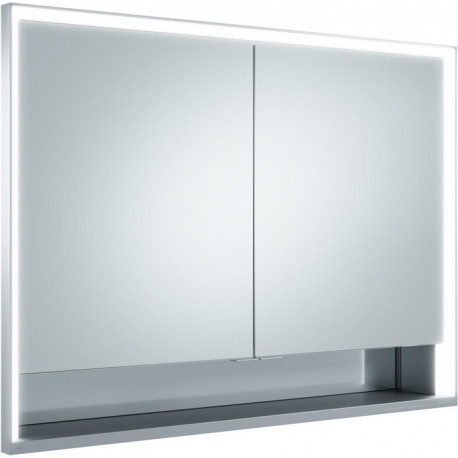Meuble miroir ROYAL LUMOS 1000 x 735 x 165 mm anodisé argenté KEUCO
