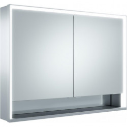 Meuble miroir ROYAL LUMOS 1000 x 735 x 165 mm anodisé argenté KEUCO