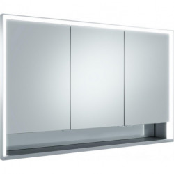 Meuble miroir ROYAL LUMOS 1200 x 735 x 165 mm anodisé argenté KEUCO