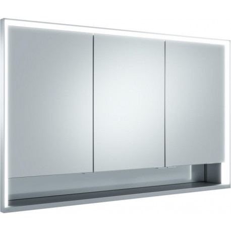 Meuble miroir ROYAL LUMOS 1200 x 735 x 165 mm anodisé argenté KEUCO