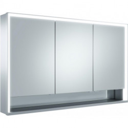 Meuble miroir ROYAL LUMOS 1200 x 735 x 165 mm anodisé argenté KEUCO