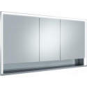 Meuble miroir ROYAL LUMOS 1400 x 735 x 165 mm anodisé argenté KEUCO