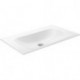 Lavabo en céramique X-LINE 805 x 17 x 493 mm sans perçage pour robinetterie blanc KEUCO