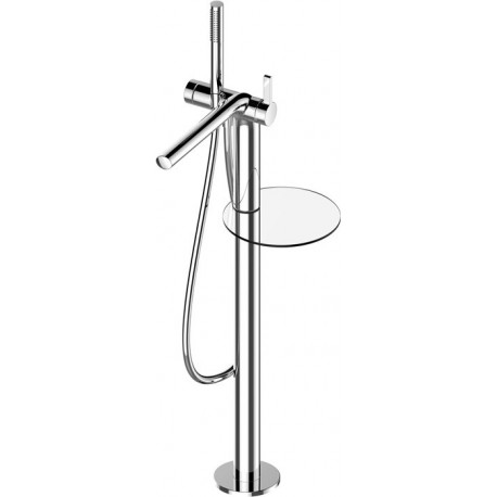 Mitigeur bain-douche EDITION 400 pour montage en pose libre chrome noir brossé KEUCO