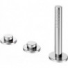 Mitigeur bain EDITION 400 3 trous montage sur rebord de bain bronze brossé KEUCO