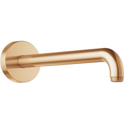 Bras de douche ELEGANCE pour raccordement mural 1/2 pouce projection 312 mm bronze brossé KEUCO