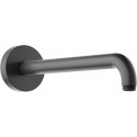 Bras de douche ELEGANCE pour raccordement mural saillie 1/2 pouce 312 mm chrome noir brossé KEUCO