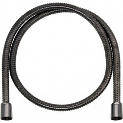 Flexible de douche 1250 mm chromé noir brossé KEUCO