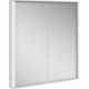 Meuble miroir ROYAL MATCH encastrable mural 650 x 700 x 149 mm teinté argent-anodisé KEUCO