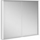 Meuble miroir ROYAL MATCH encastrable mural 800 x 700 x 149 mm teinté argent-anodisé KEUCO