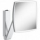 Miroir grossissant iLook_move 200 x 200 mm, illuminé chrome noir brossé KEUCO