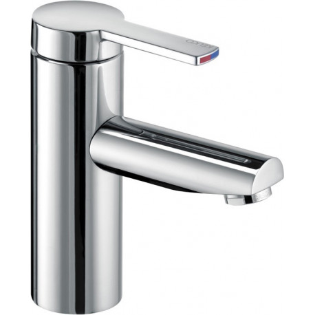 Mitigeur lavabo PLAN BLUE 90 sans vidage, finition aluminium KEUCO