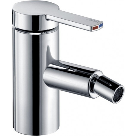 Mitigeur de bidet PLAN BLUE avec vidage 1 1 / 4inch finition aluminium KEUCO