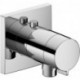 Set mitigeur thermostatique IXMO_solo rosace carré chromé KEUCO