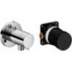 Set mitigeur thermostatique IXMO_solo rosace ronde chromée KEUCO