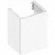 Meuble sous-vasque X-Line 460x605x380mm cachemire / verre cachemire 1 porte, raccordement à gauche KEUCO