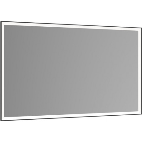 Miroir lumineux Royal Lumos 1400x650x60mm noir anodisé avec miroir chauffant KEUCO